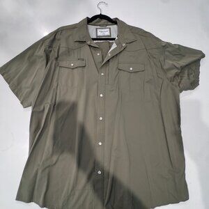 Green Poncho Outdoor Short Sleeve